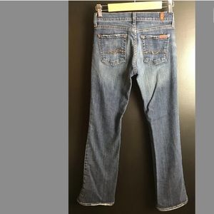 7FAM Bootcut Denim Jeans Medium Wash